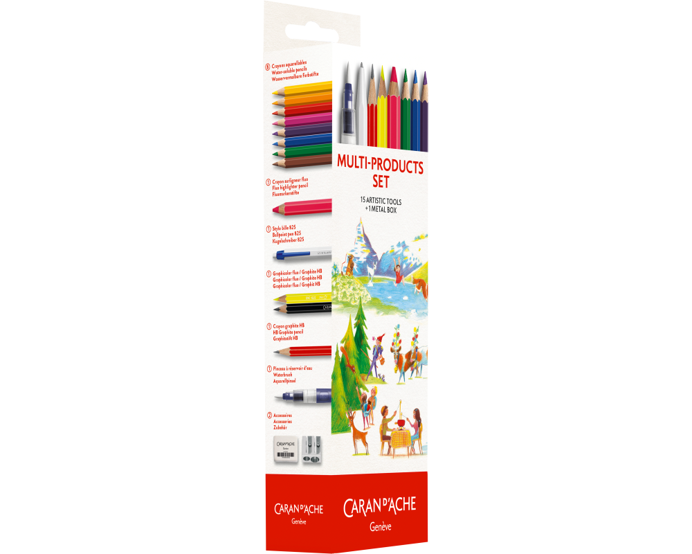 CARAN D'ACHE Multi Product Set 3000.416 16 Stück