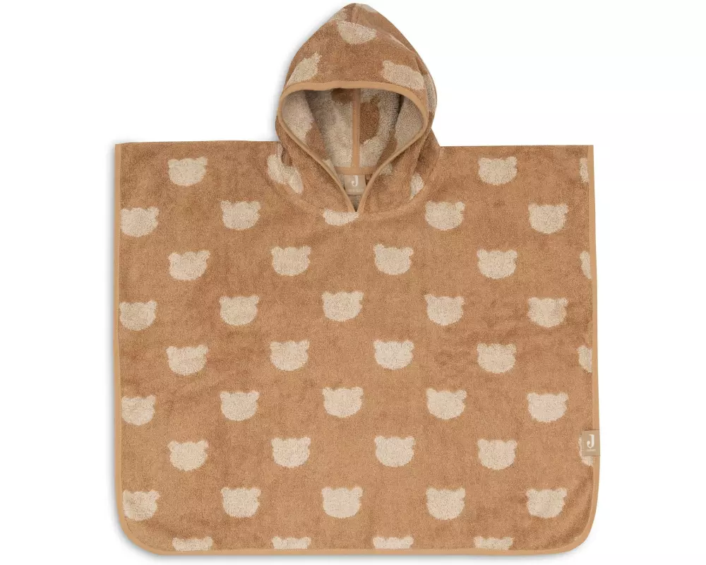 Jollein Badeponcho Frottee Jacquard Wendbar – Teddy Bear