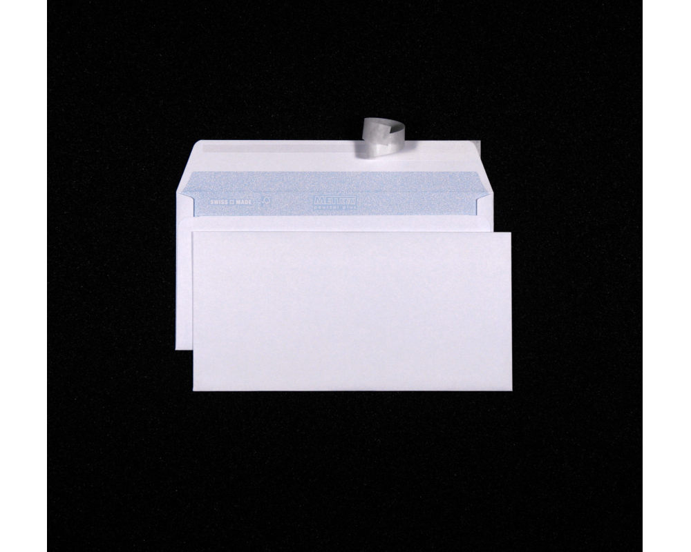 METTLER Couvert ohne Fenster C5/6 7066 100g, ultraweiss 500 Stk.