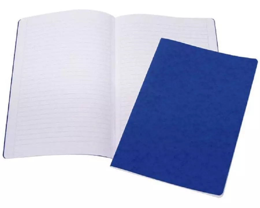 office focus Schulheft A4 liniert Blau, 10 Stück