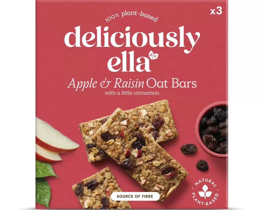 Deliciously Ella Riegel Apfel, Rosine & Zimt 3 x 50 g