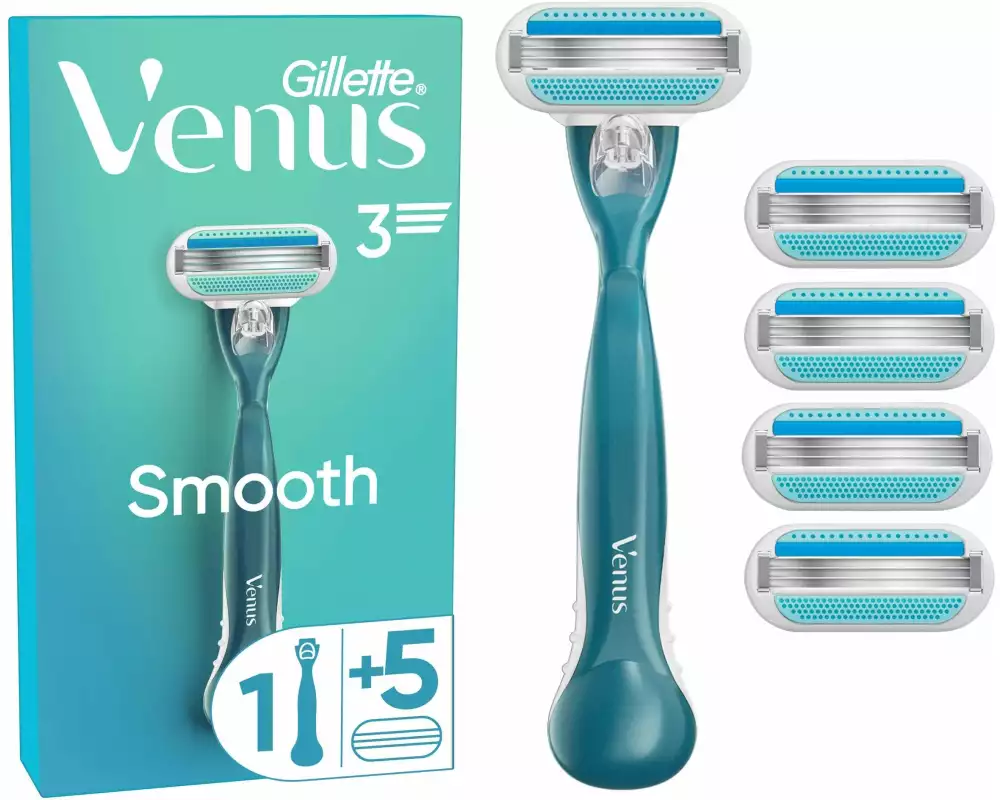Gillette Venus Damenrasierer Venus Smooth 5er + Handstück