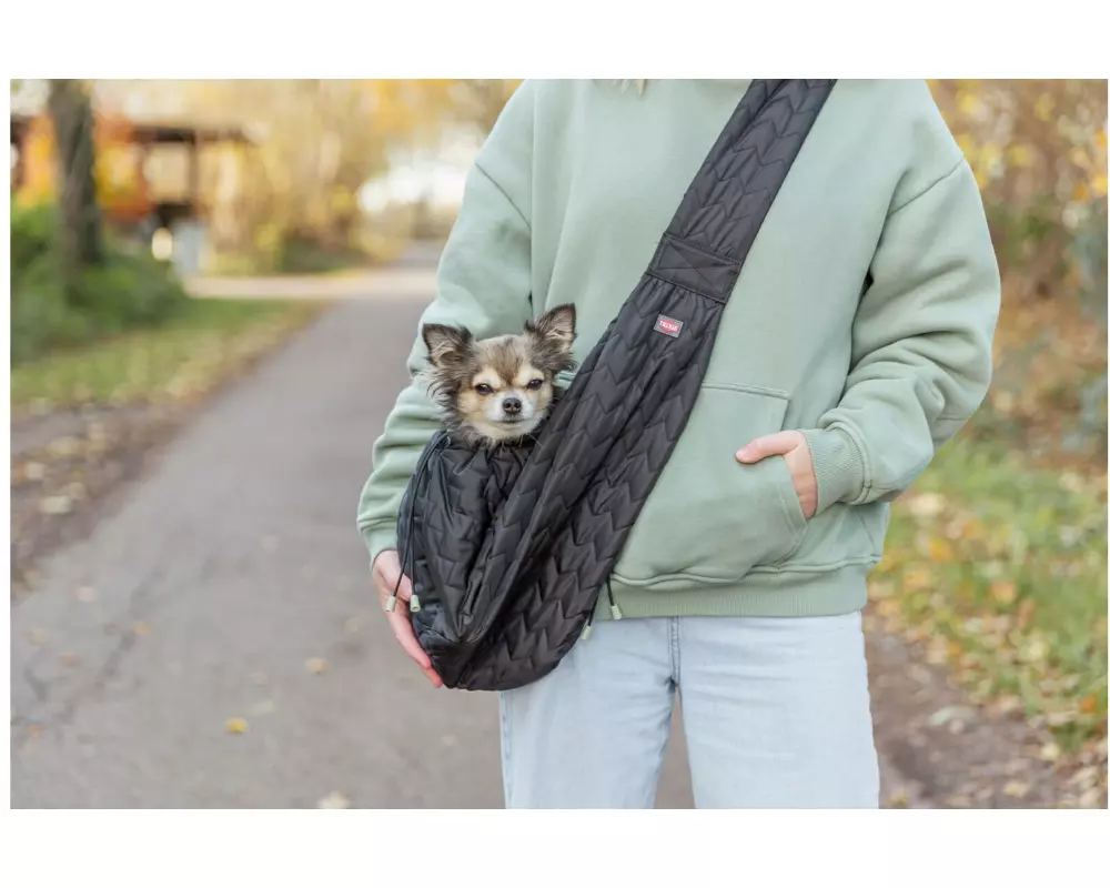 Trixie Mavi Fronttasche Nylon Schwarz 58 x 32 x 63.5 cm