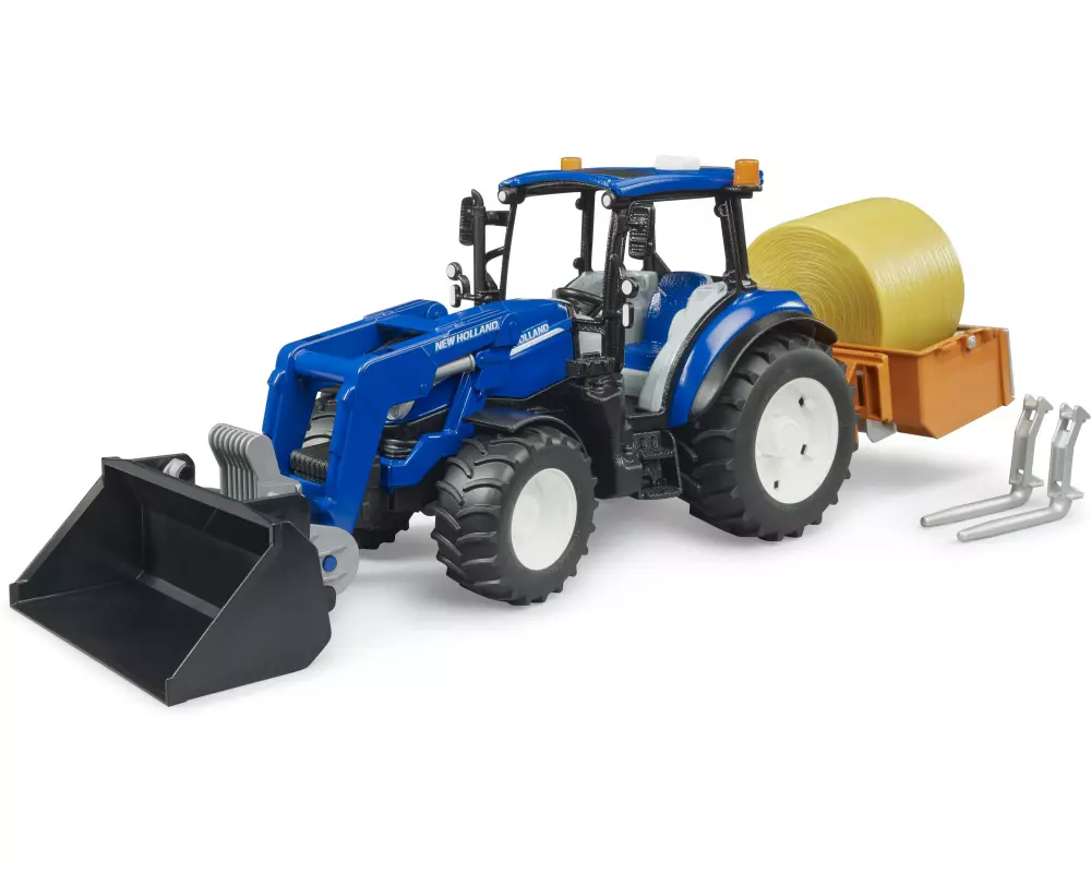 Bruder Spielwaren Track Builder New Holland T5.120 mit FL