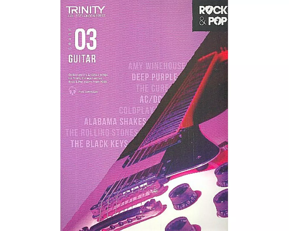 Trinity College London Rock & Pop 2018 Guitar Grade 3