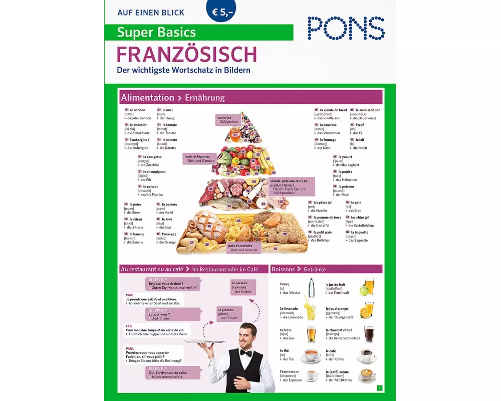PONS Super Basics auf einen Blick Französisch