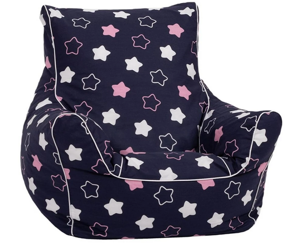 Knorrtoys Kindersitzsack «Star blue pink»