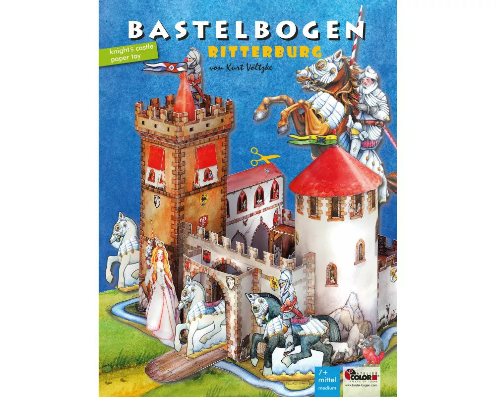 Ritterburg Bastelbogen