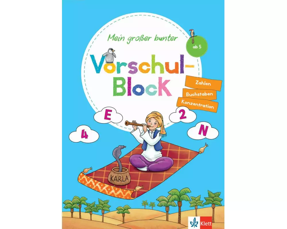 Klett Mein großer bunter Vorschul-Block