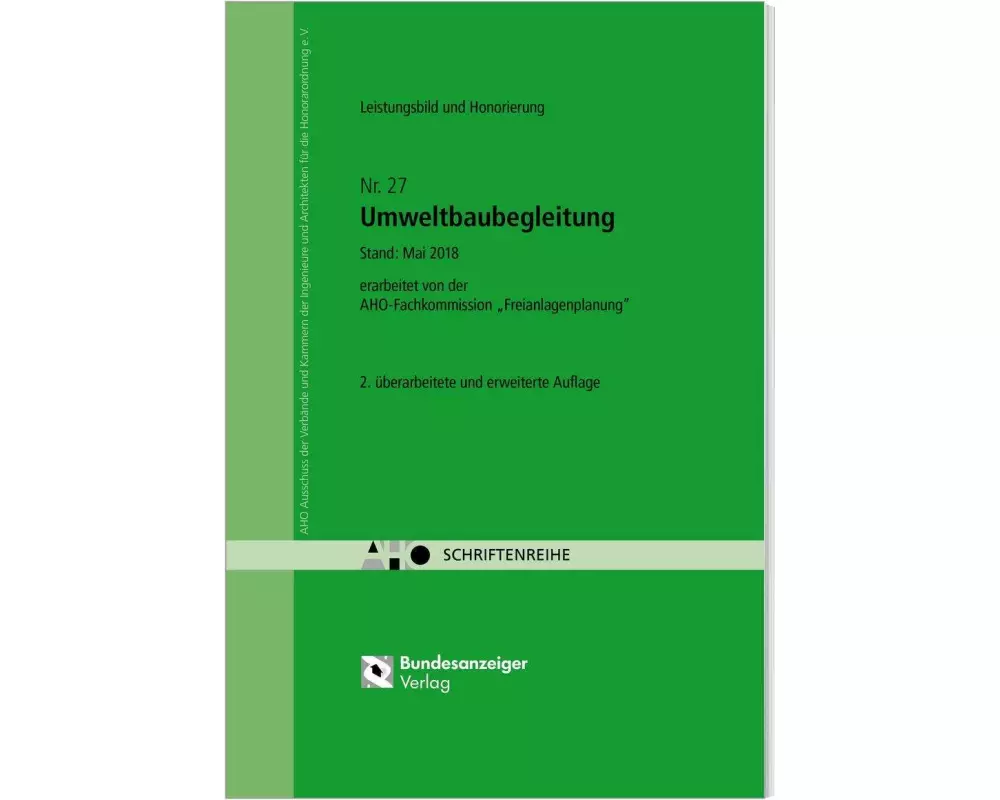 Umweltbaubegleitung - Leistungsbild und Honorierung