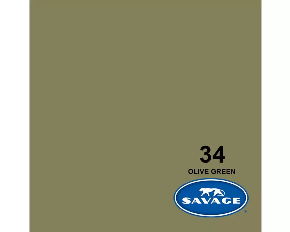 Savage Hintergrund Papier 1.35 x 11 m Olive Green