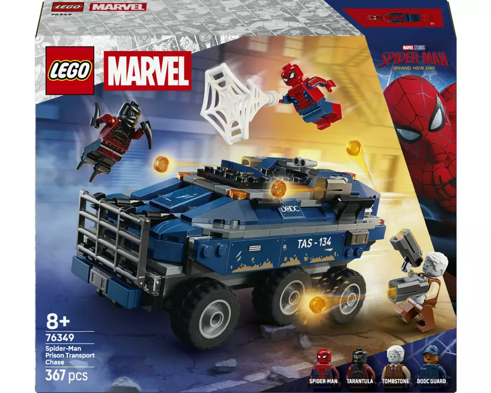 LEGO Marvel Spider-Man Jagt den Gefängnistransporter 76349