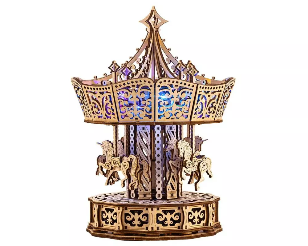 WoodTrick Bausatz Pariser Karussell