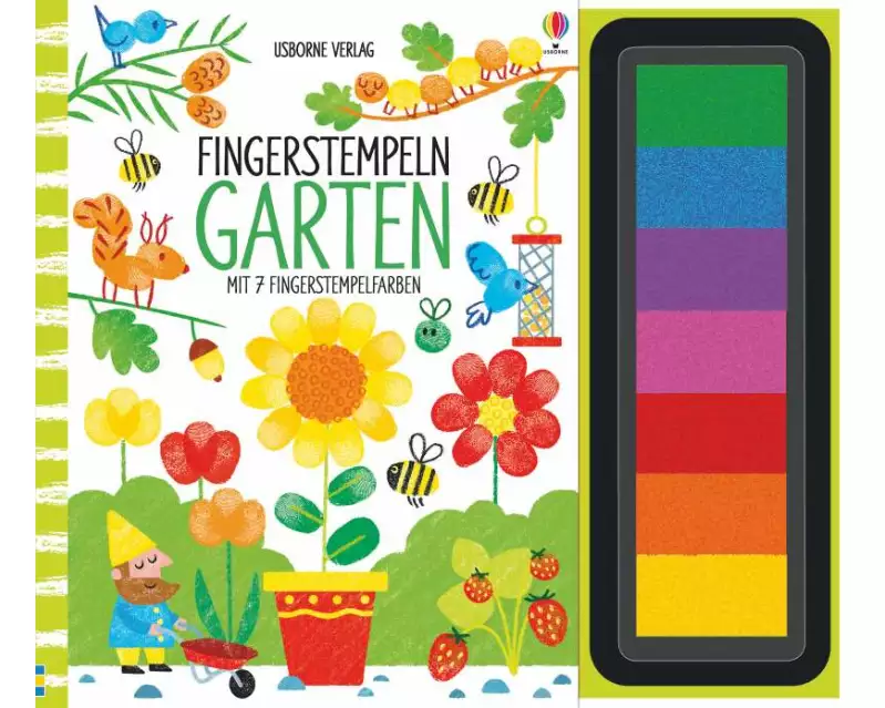 Fingerstempeln: Garten