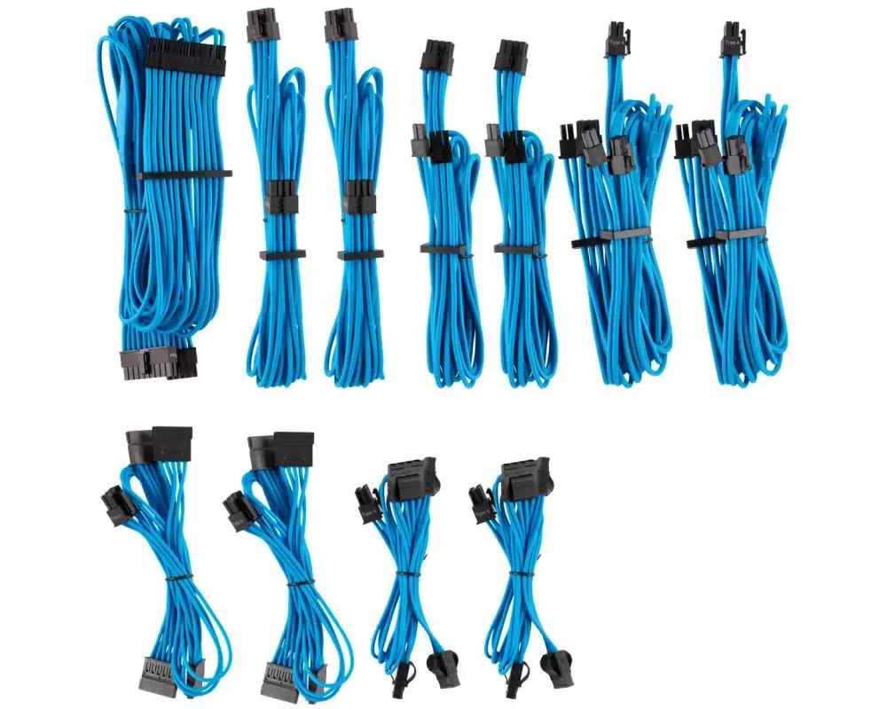 Corsair Stromkabel Premium Pro-Kit Typ 4 Gen 4 Blau