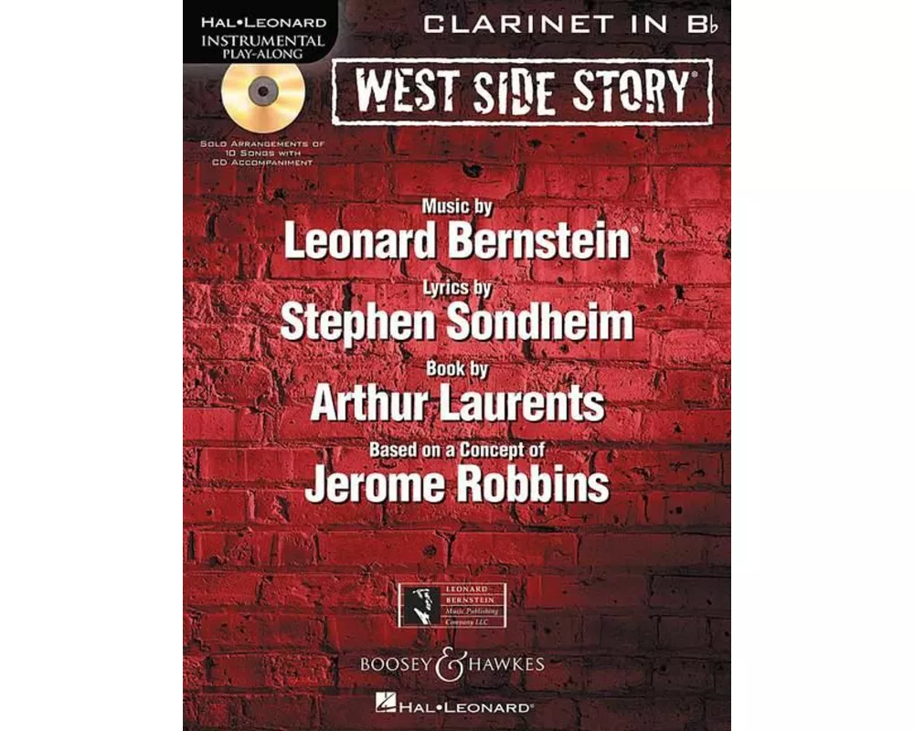 West Side Story for Clarinet Instrumental Play-Along Book with Online Audio