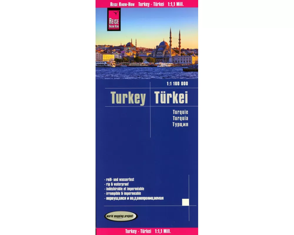 Reise Know-How Landkarte Türkei / Türkiye (1:1.100.000)
