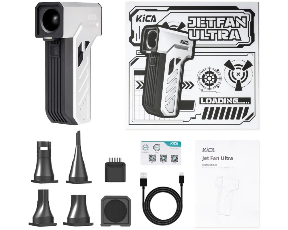 KiCA Handventilator Jet Fan Ultra Weiss