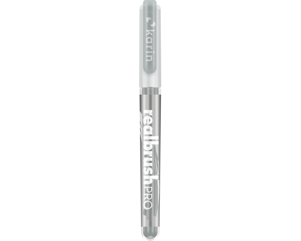 KARIN Real Brush Pen Pro 0.4mm 31Z133 neutral grau 1