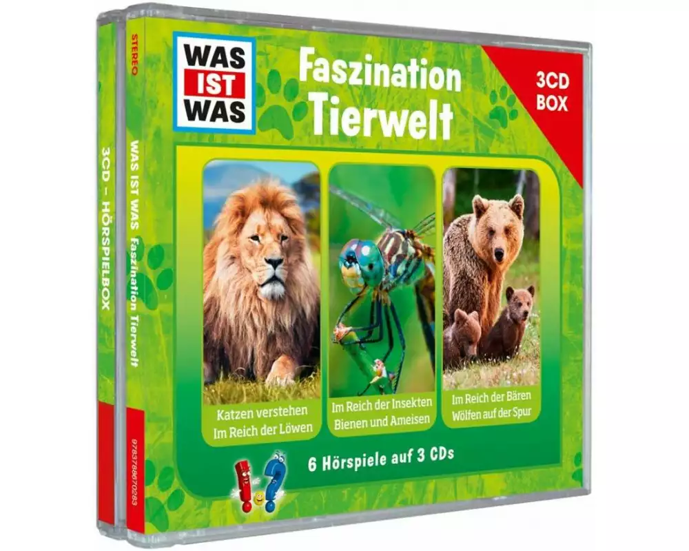 WAS IST WAS 3-CD-Hörspielbox Faszination Tierwelt