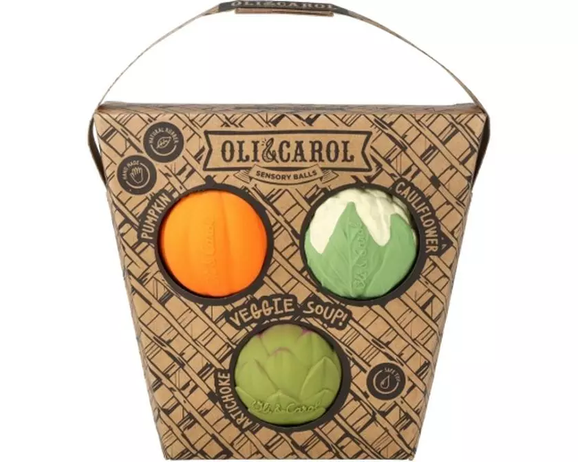 Oli&Carol Greifling Veggie Soup Baby Sensory Balls