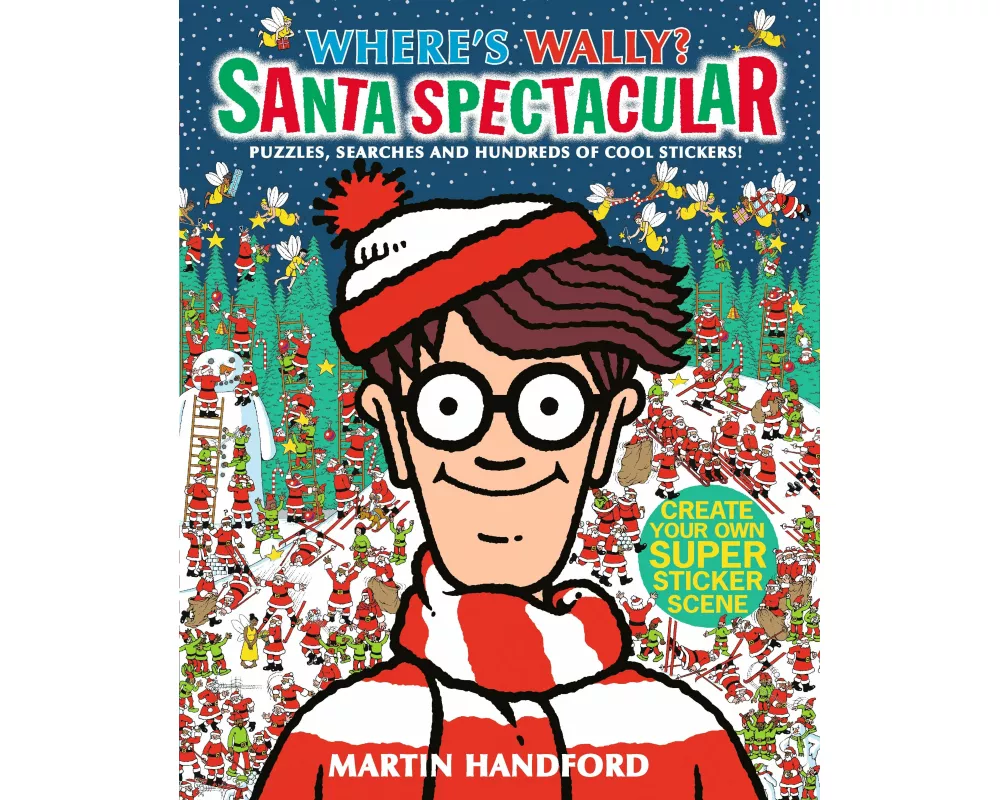 Where's Wally? Santa Spectacular Sticker Activity Book