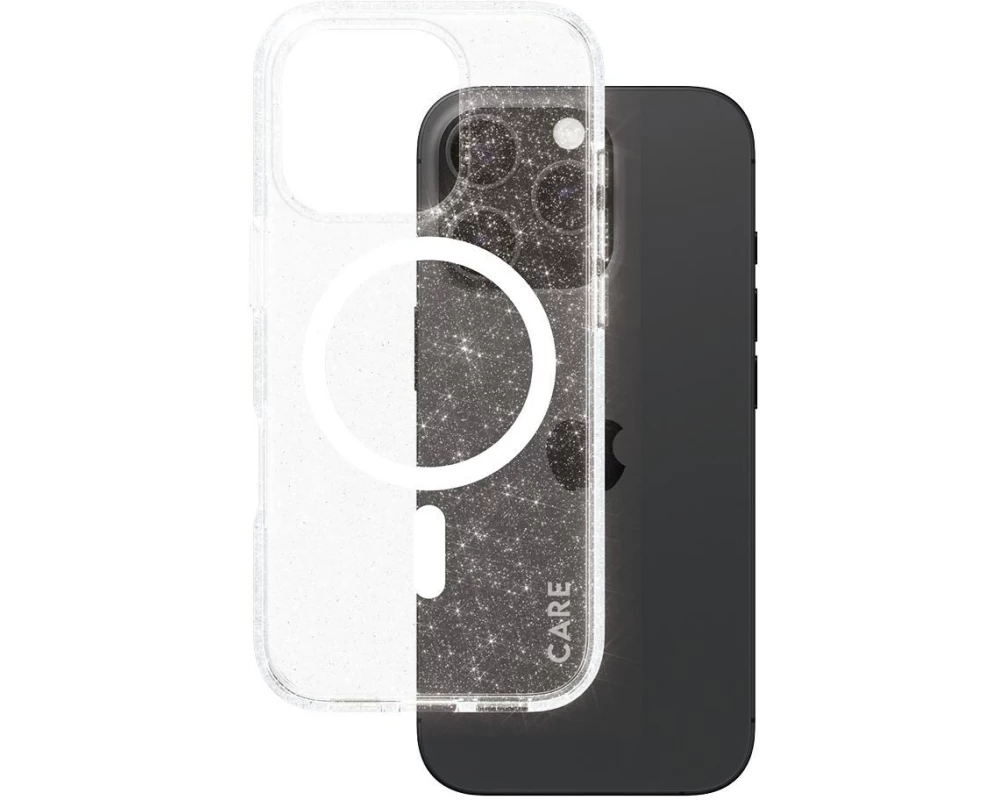 CARE Back Cover Flagship Star Lit iPhone 16 Pro Weiss