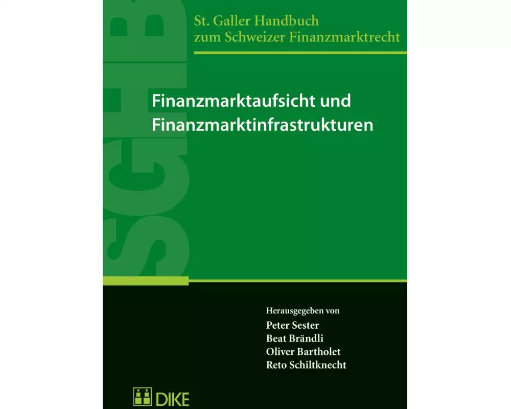 Finanzmarktaufsicht und Finanzmarktinfrastrukturen