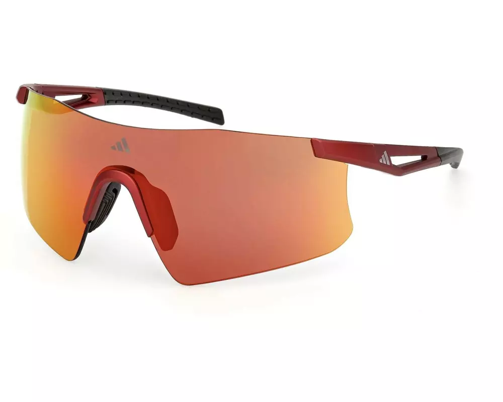 adidas Kaphiros SP0122 Sport Sonnenbrille Matte Red