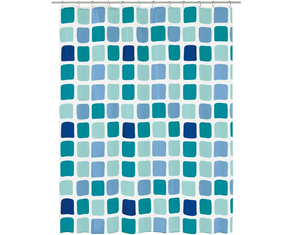 Kleine Wolke Duschvorhang Sonny 180 x 200 cm, Blau