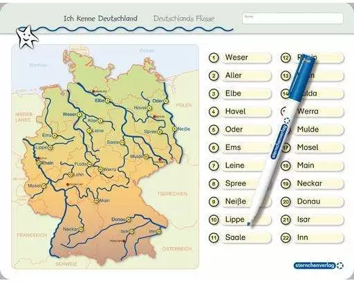 Ich kenne Deutschland - Deutschlands Flüsse