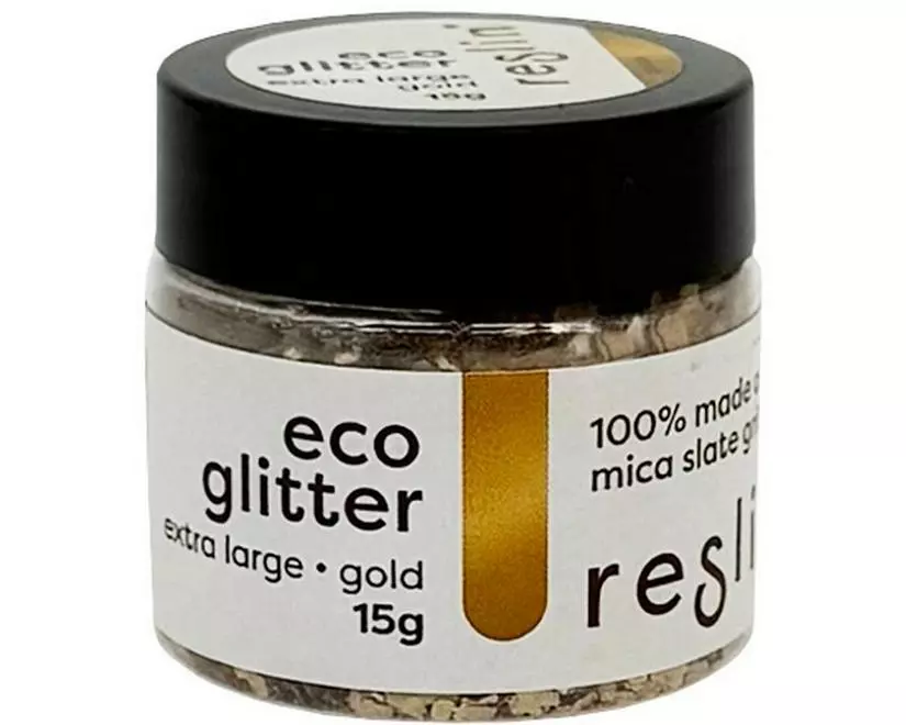 Reslin Farbpigmente Glitzer Extra Large, Gold