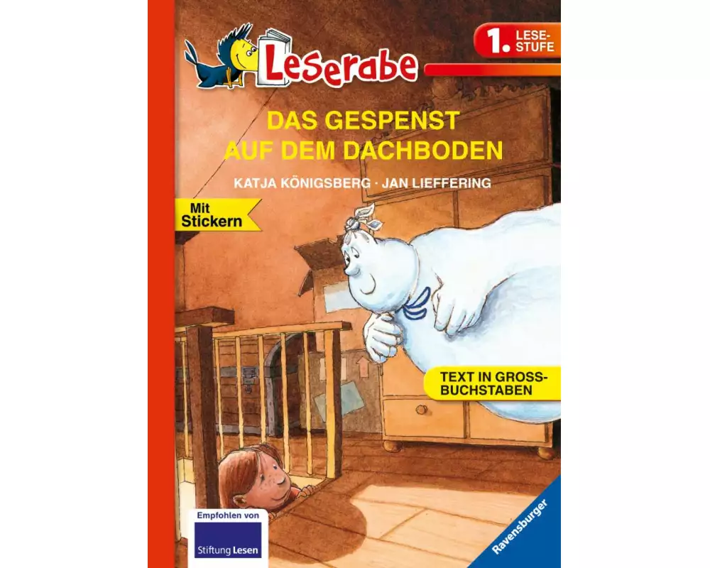 Leserabe 1. Lesestufe - Das Gespenst auf dem Dachboden