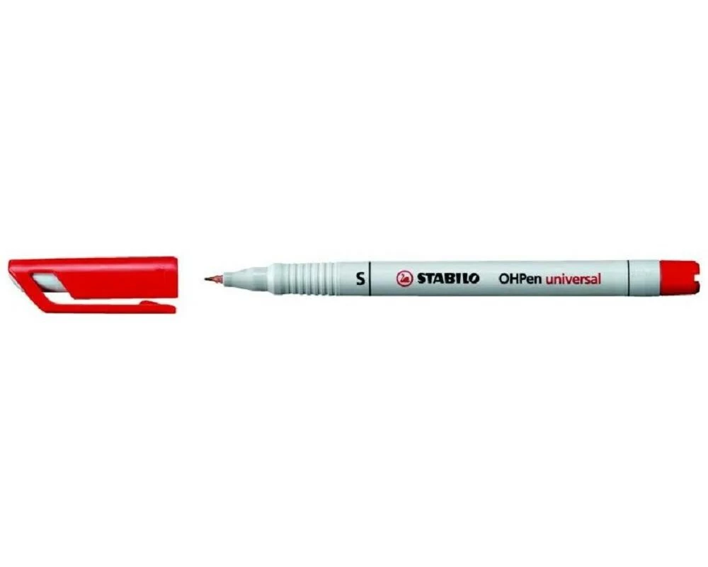 STABILO Folienstift OHPen Universal Rot, 10 Stück
