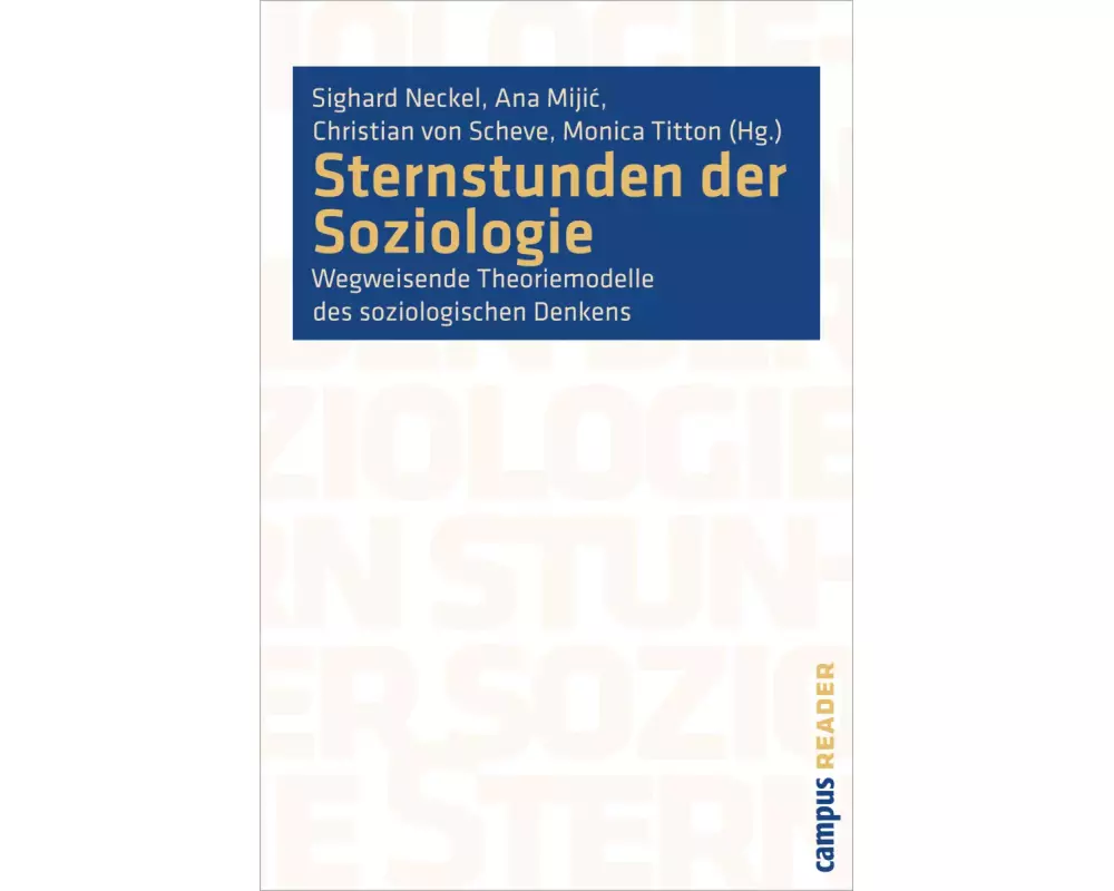 Sternstunden der Soziologie