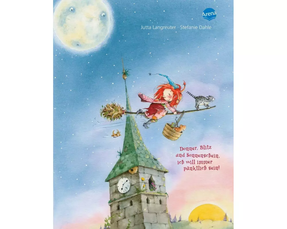 Frida, die kleine Waldhexe (2). Donner, Blitz und Sonnenschein, ich will immer pünktlich sein