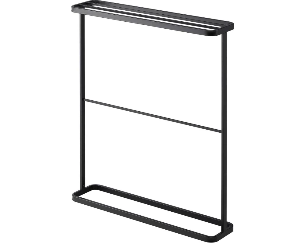 Yamazaki Handtuchhalter Tower 65 x 15 x 75 cm, Schwarz