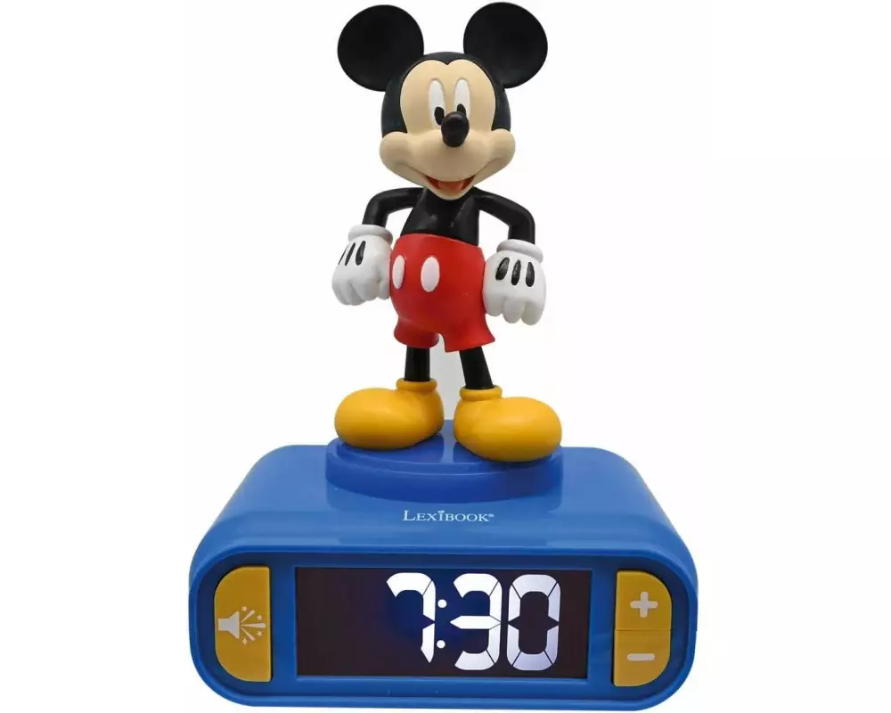 Lexibook Wecker Nachtlicht-Wecker Mickey Mouse