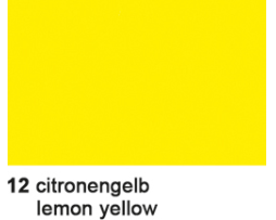 URSUS Moosgummi 30x40cm 8340012 zitronengelb 5 Bogen