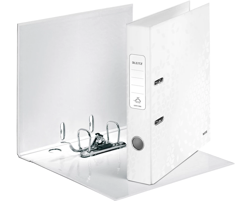 LEITZ Ordner WOW 180° 5.2cm 1006-00-01 perl weiss A4