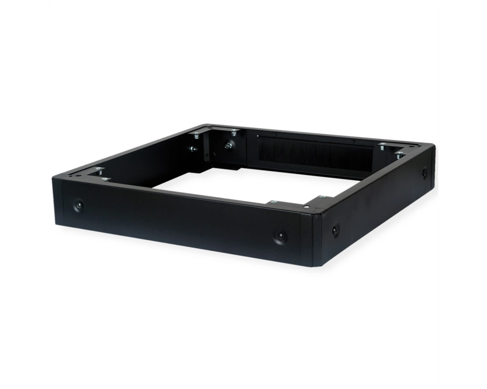 ROLINE Sockel für Netzwerkschrank, 600x600 BxT, schwarz