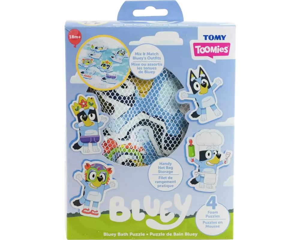 Tomy Badespielzeug Bluey Badepuzzle