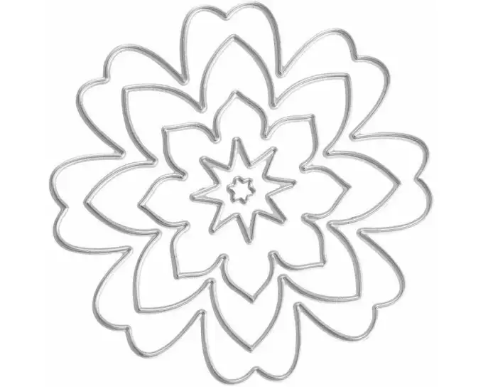 Creativ Company Stanzschablone 0.5 - 8 cm, Blumen