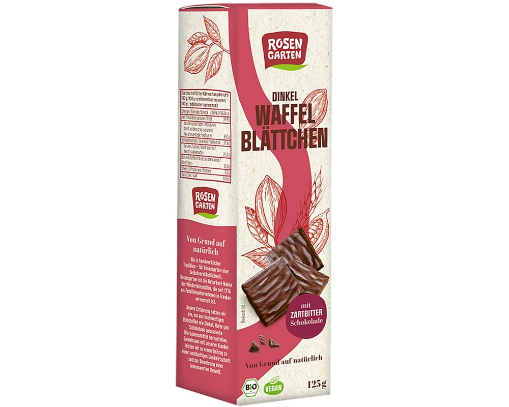 Rosengarten Dinkel-Waffelblättchen 125 g