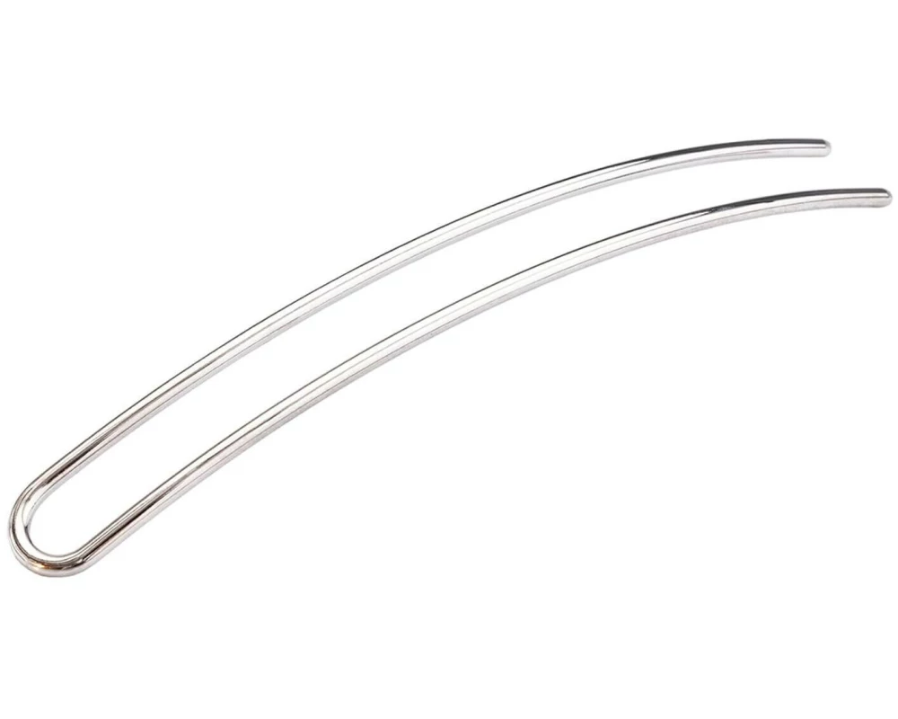 corinne Hairpin Plain Silver Haarnadel Metall Silber 12 cm