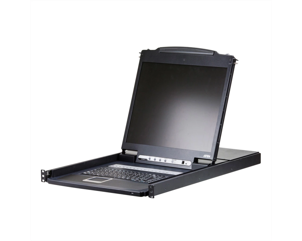 ATEN CL1316N KVM-Switch, 48cm TFT, VGA, PS/2-USB, 16 Port, DE-Layout