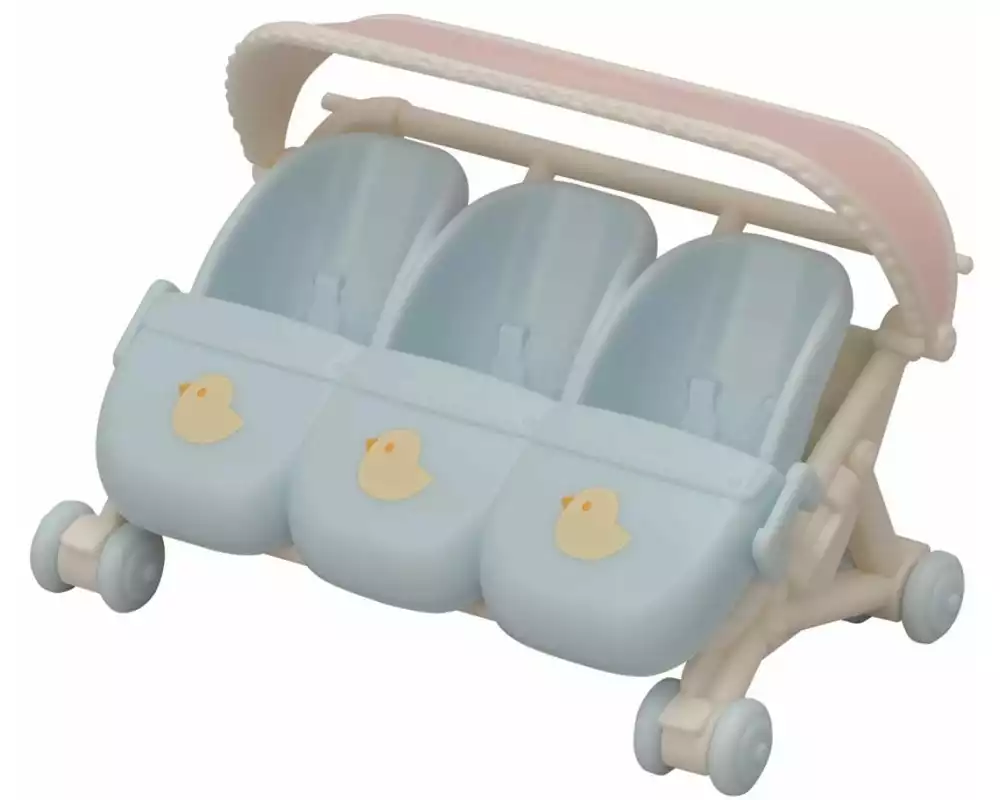Sylvanian Families Sylvanian Families Drillings-Kinderwagen