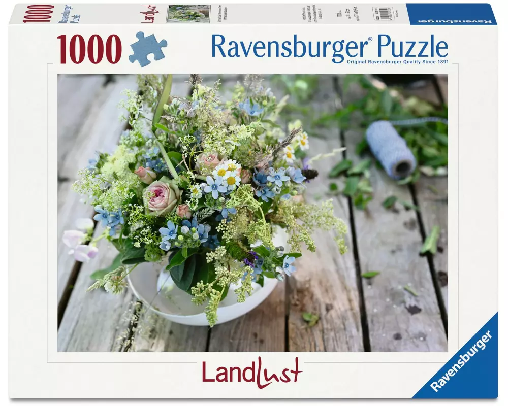Ravensburger Puzzle Sommerlicher Wiesenstrauss mit Himmelblauem Südstern