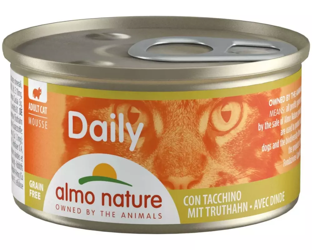 Almo Nature Nassfutter Daily Mousse mit Pute, 85 g