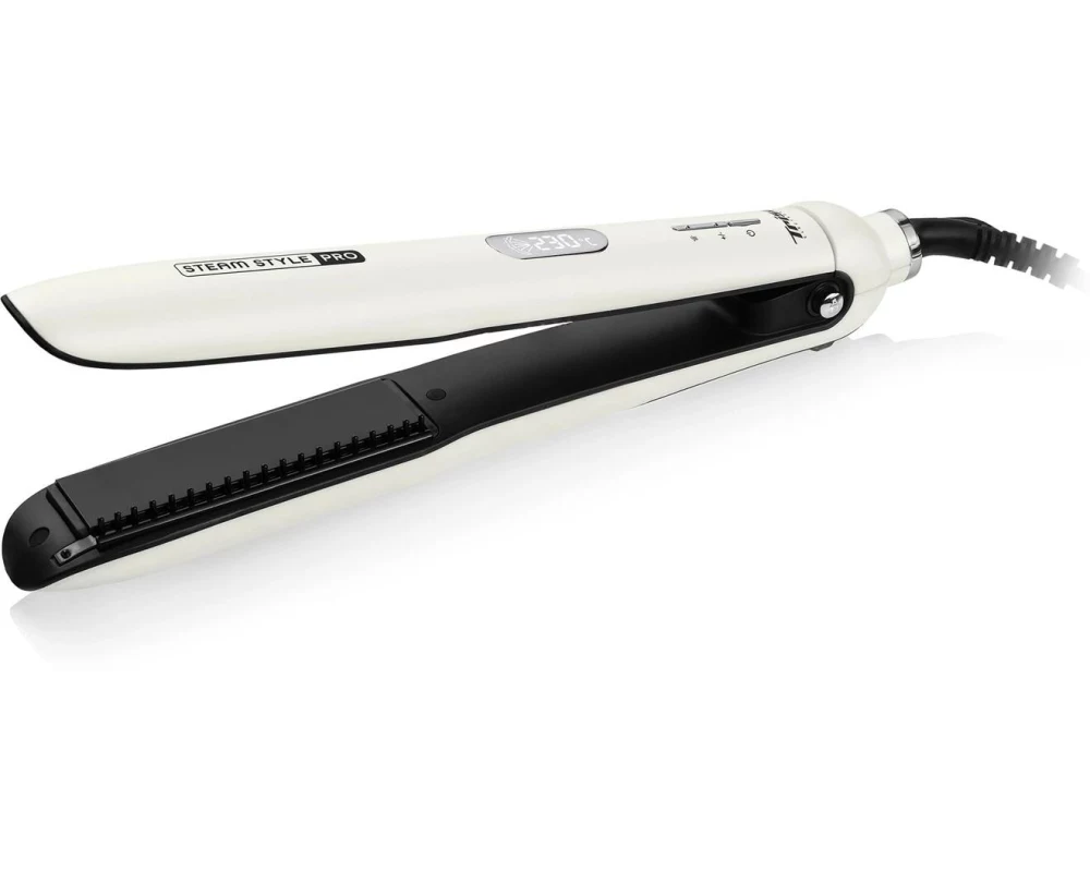Trisa Haarglätter Steam Style Pro Weiss